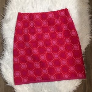 Boden Amaranth embroidered skirt